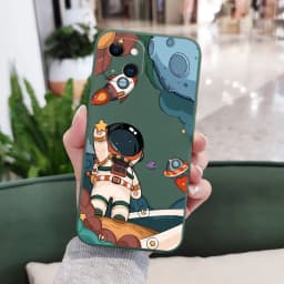 Hey Astronaut Phone Case For iPhone 17 16 15 14 13 12 11 Pro Max Mini X XR XS MAXPlus Cover