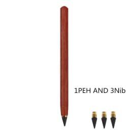Wood Pencil HB Unlimited Writing Pencil No Ink Eternal Pencils Art Sketch Painting Tools Novelty Stationery School Supplies