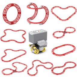 Roller Coaster Rail Set Building Block MOC Brick Part Toy For Rollercoaster Train Compatible 25059/26559/26022/26560/25061/34738