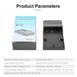CB-5L CG-560 CG-570 CG-580 USB Charger for Canon BP-508 BP-511 BP-511A BP-512 BP-514 BP-522 BP-535 Camera Battery