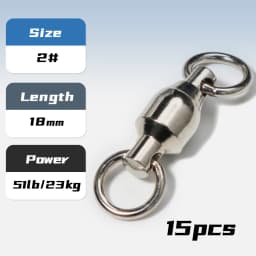 JIGGINGPRO Ball Bearing Swivels For Fishing Accessories Fishing Goods BB Swivel Sea Fishing