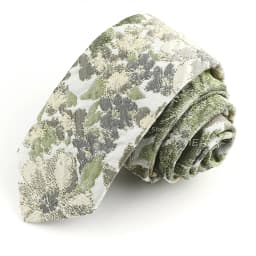 Men's Ties Floral Leaves And Plants Brown Pink White Neckties Leisure Business Shirt Suit Daily Wear Cravat Wedding Party Gifts