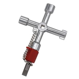 Multi-Functional Water Utility Triange Key Wrench Plumbing Spanner Square Triangle Train Electrical Cupboard Elevator Cabinet
