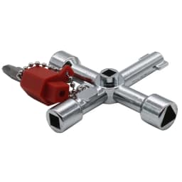 Multi-Functional Water Utility Triange Key Wrench Plumbing Spanner Square Triangle Train Electrical Cupboard Elevator Cabinet