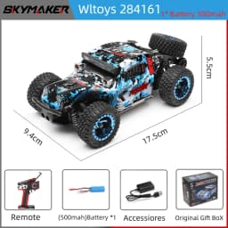 WLtoys 1/28 RC Car 284010 284161 4WD Drive Off-Road 2.4G 30KM/H High Speed Alloy Car 1:28 Rally Racing Car Toys for Kids Gift