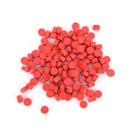 Game Token 100 PCS Wooden Game Pieces Pawn/Chess Boardgame/Educational Games Accessories 8 Colors 10*5mm