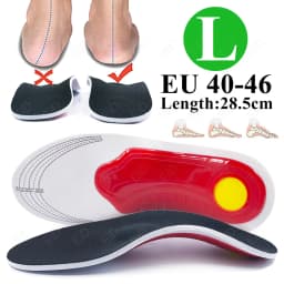 Best Orthopedic Insoles for Feet EVA Gel Shock Absorption Health Orthotic Sole Pad Sport Arch Support Relief Plantar Fasciitis