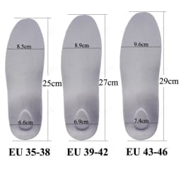 Best Orthopedic Insoles for Feet EVA Gel Shock Absorption Health Orthotic Sole Pad Sport Arch Support Relief Plantar Fasciitis