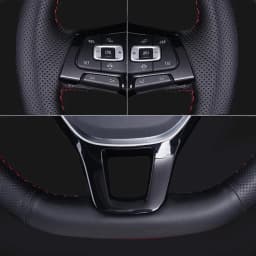 No-Slip Black Artificial Leather Braid Customized Car Steering Wheel Cover For Renault Clio 3 2005-2013 Clio 3 RS 2005-2013