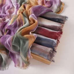 Muslim Tie-Dye Hijab Premium Headscarf Soft Breathable Hijab Women Gradient Cotton Viscose Modal Hijab Femme Musulman