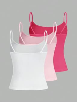 European and American Spring, Summer and Autumn Solid Color Daily Casual Adjustable Suspender Vest Three-Piece Set