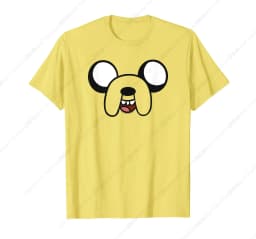 Jake Big Face T-Shirt Graphic T Shirts Cute and Stylish Adorable and Trendy Womens