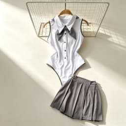 Women Sets Ruffled Apron Shorts Headband Maid Cosplay Costume Rabbit Officer Party Park Performance Sexy Suits Hotsweet Clothes