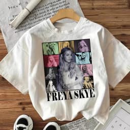 Freya Skye t-shirt female anime Vintage Grunge Breathable University 2000s tshirt 80s Classic Graphic harajuku 2000s Grunge