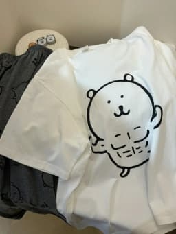 Nagano Anime Cartoon Couple Short-Sleeve Collaboration T-Shirt, Summer Men's Pure Cotton Top, Loose Fit, Versatile Casual