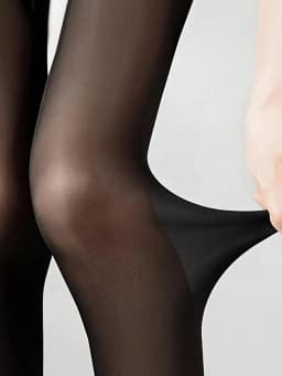 Black Sheer Pantyhose for Work Invisible Snag-Resistant Tights for Women Professional Durable Everyday Commute Stockings