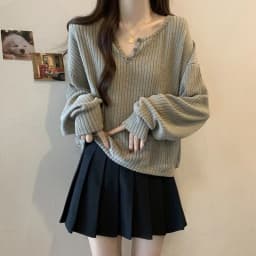 Large size women's clothing spring and autumn new loose and thin European and American style long-sleeved top inside and outside