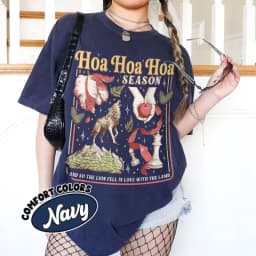 Twilight Inspired Comfort Color Shirt Hoa Hoa Hoa Season Vampires T Shirt City Of Forks Vampires Wolves Book Lover Gift Tee