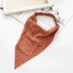 Women's Bandana Vintage Bohemia Women Bandana Hair Band Scarf Print Vintage Triangle Turban Elastic Headband for Lady Head Scarf