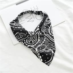 Women's Bandana Vintage Bohemia Women Bandana Hair Band Scarf Print Vintage Triangle Turban Elastic Headband for Lady Head Scarf