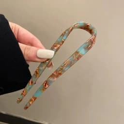 U-shaped hair clip, women's meatball headband, simple Chinese style hair clip, modern style and temperament hair accessory
