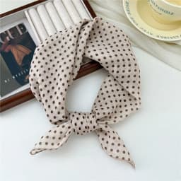 Fashion Printing Silk Small Square Scarf Summer Scarf Women's Versatile Small Scarf Head Band Hair Accessories