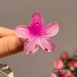 Hawaiian Gradient Hair Clips Flower Hair Claws Big Size Fashion Head wear Hairpin for Women Girls Crab Barrette Hair Accessories