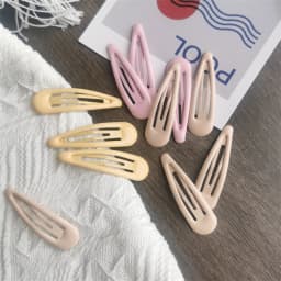 3/5pcs Women Girls Cute Candy Colorful Hairpins Sweet Hair Clips Barrettes Solid Side Hair Bangs Bb Clip Hair Accessories New