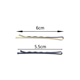 20pcs/lot Colorful Hairpins Metal U-Shaped Hair Clips 6cm Wave Bobby Pins Hairgrip For DIY Women Hair Styling Accessories