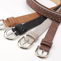 Retro Luxury Design Suede Leather Belt Trendy Casual Punk Rivet Belt Versatile Trouser Dress Belts Women Fashion