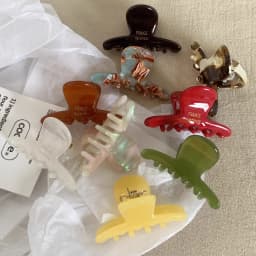 1PC Acetic Acetate Small Grab Clip Half Tie Hair Shark Clip Children's Back of the Head Plate Hair Clip Hair Volume Less Hair Ca