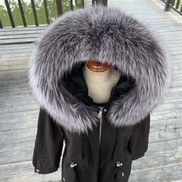 Real Fox Fur Collar 100% Natural Fur Scarf Women Winter Luxury Warm Fur Shawl Ladies Geniue Fur Scarves For Coat Down Jacket Men