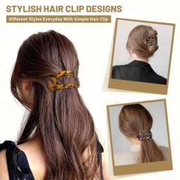 Flat Claw Clips Korean Style Acetic Acid Hair Clip Hair Accessories Women's Spoon Leopard Hair Clip Top Clip Simple Headpiece