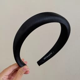 Shiny Satin Fabric Headband Wide Cross Hairbands Daily Headwear Sweet Simple Headbands Women Hair Accessories