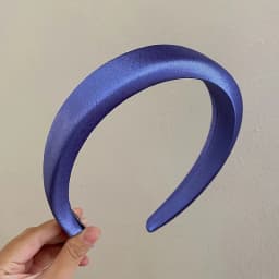 Shiny Satin Fabric Headband Wide Cross Hairbands Daily Headwear Sweet Simple Headbands Women Hair Accessories