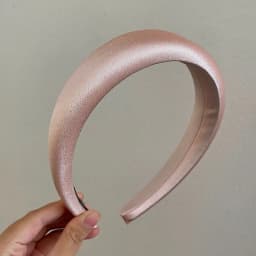 Shiny Satin Fabric Headband Wide Cross Hairbands Daily Headwear Sweet Simple Headbands Women Hair Accessories
