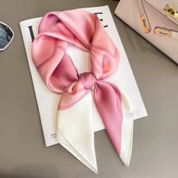 New Fashion Square Scarf Women Spring Summer Print Thin Sun Protection Neck Protection Tie Headband Versatile Scarves Party Gift
