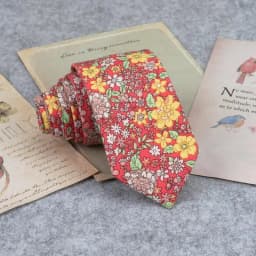 Floral New Cotton Neck Tie Beautiful Mens 6cm Dress Wedding Accessories Party Tuxedo Shirt Tie Gift Fashion Male Necktie Cravat