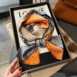 Shirt Decoration Sunscreen Silk Scarfs Female Hair Band Skinny Scarf NeckTies Women Bag Long Scarves Neckerchief Foulard Lady