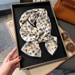 Shirt Decoration Sunscreen Silk Scarfs Female Hair Band Skinny Scarf NeckTies Women Bag Long Scarves Neckerchief Foulard Lady