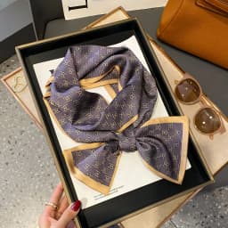 Shirt Decoration Sunscreen Silk Scarfs Female Hair Band Skinny Scarf NeckTies Women Bag Long Scarves Neckerchief Foulard Lady