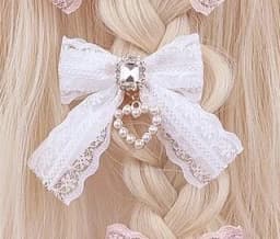 【1 Pair】 Lolita Hair Clips Lace Hair Accessories Pearl Accessories Girls' Items Y2K Accessories Hair Bows Girl Hairpin Cute Thing