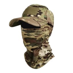Camo Baseball Caps Sunscreen Breathable Camouflage Balaclava Hat Outdoor Fishing Hiking Hunting Sports Cap Sunscreen Caps