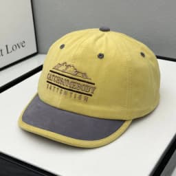 Parent-child Letter Short Brim Baseball Cap Women's Spring and Summer New Korean Versatile Cap Men's Soft Top Sunscreen Visor