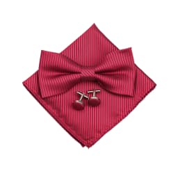 Fashion Bowtie Set Gifts For Men High Quality Bow Tie Handchief Cufflinks 3 Pcs Set Wedding Bussiness Suit Accessories