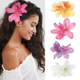 Bohemia Flower Hair Clips Hawaiian Tropical Beach Canna Barrette Women Girls Brides Weddings Hairpins Headwear Hair Accessories