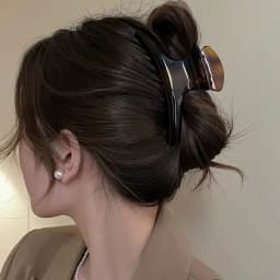 Extra Large Elegant Hair Claw Clip Arc Geometric Shark Clip Hair Clamps Grab Simple Vintage Women Hair Accessories