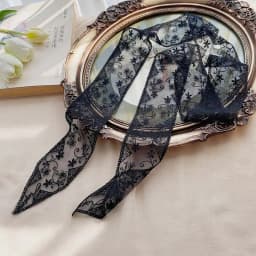 Fashion Soft Lace Scarf Elegant Floral Hair Ribbon Fairy Sweet Hair Accessories for Women