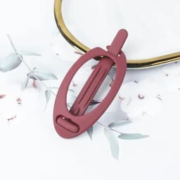 New Elegant French Oval Ponytail Fix Artifact Vintage Hairpin Women Back Head Frosted Hairpinheadwear Girls Hair Accessories