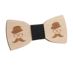 Vintage Wooden Bow Tie For Men Hollow Out Carved Retro Wooden Neck Ties Adjustable Strap Wood Elegant Bowtie Gravata Corbatas